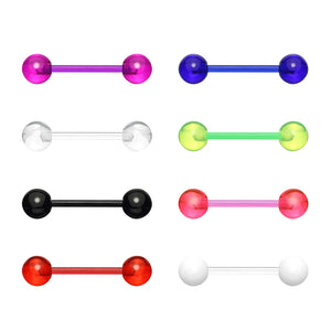 Bio flex Sheft Barbells with Acrylic UV Balls