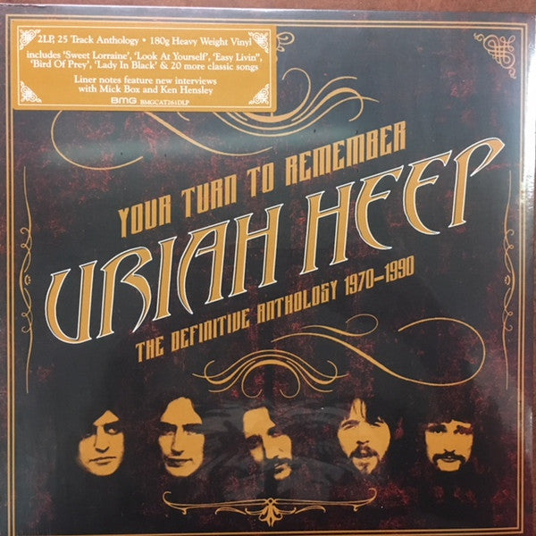 Uriah Heep – Your Turn To Remember - The Definitive Anthology 1970-1990