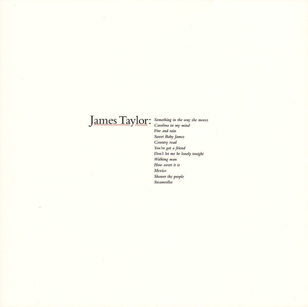 James Taylor (2) – James Taylor's Greatest Hits