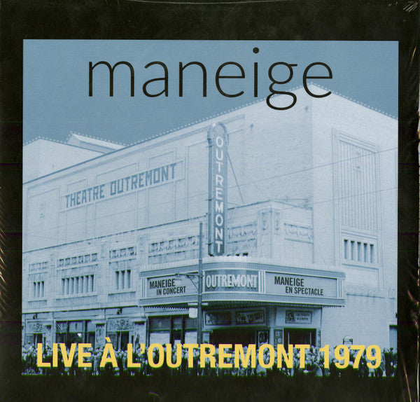 Maneige – Live À L'Outremont 1979