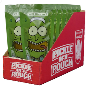 Van Holten's Pickles - Rick and Morty Pickle Rick - Character Pickle-In-A-Pouch - LIMITED EDITION - ULTRA RARE