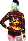 Metal Church Fire Knit Christmas Sweater