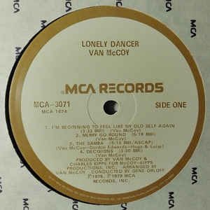 Van McCoy - Lonely Dancer