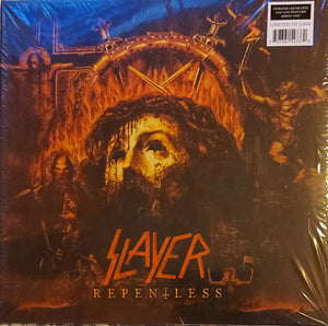 Slayer – Repentless ( Oxblood And Orange Swirl W Mustard Splatter)