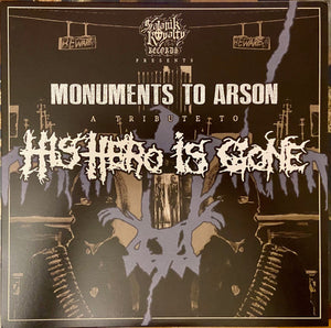 Various – Monuments To Arson - A Tribute To His Hero Is Gone