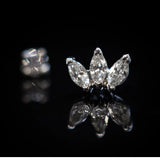 Triple Marquise CZ